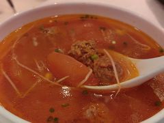 番茄豆茸圆子汤-红杏酒家·地道川菜(一品天下店)