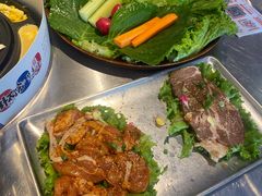 蔬菜拼盘-朴太院·烤肉万岁·创意首尔料理(中联广场店)
