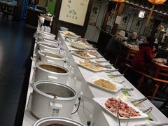 自助取餐区-清心素食自助餐厅(夫子庙店)