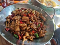 干锅肥肠-祝家饺子馆