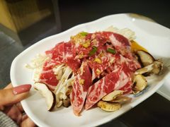 蘑菇牛肉-韩时烤肉(枫蓝店)