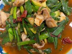 鱼籽鱼泡炒大蒜-绍兴名菜馆(可乐路店)