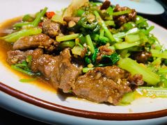 菜心炒牛肉-老灶房-四川土菜(铁牛广场店)