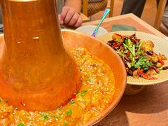 炒牛胸口油-浩海火燒雲傣家菜(芮欧百货店)