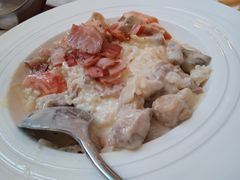 奶油汁蘑菇鸡肉烩饭-普兰达德国餐厅·德式脆皮烤猪肘·自酿啤酒(观唐店)