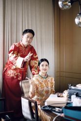 -懿沉香中式嫁衣礼服秀禾服龙凤褂马来褂旗袍总店