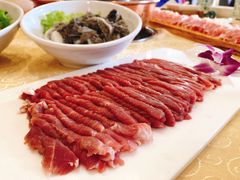 手工鲜切羊腿肉-阳坊胜利涮羊肉(阳坊老店)