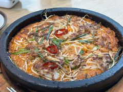 泡菜饼-神仙雪浓汤(明洞店)