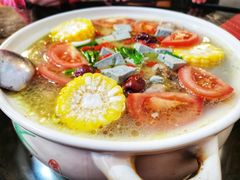 山药排骨牛肉养生汤-花水湾红太阳牛肉汤锅