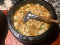 石锅鸡汤豆腐-绿茶餐厅(松江万达店)