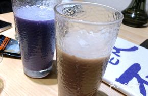Purple Sweet Potato Oatmeal Grains Drink