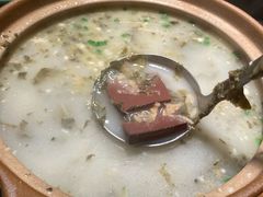 咸菜猪血汤-费大厨辣椒炒肉(万家丽一店)