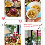 粉粉嫩嫩的海边泰菜餐厅，少女心满满的仙境