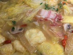 蛋饺娃娃菜煲-梁家大院•农家菜(昆山会展中心店)