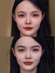 点击看大图 -杨益美学·野生眉半永久纹眉发际线