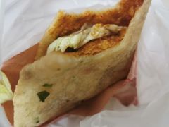 -小红车炸蛋葱油饼