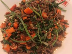 香菜炒牛肉丝-天下客饭店(中山路店)