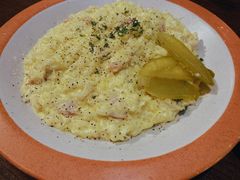 培根蛋黄奶油烩饭-BISTROFIORE美伊娜(伊犁南路店)