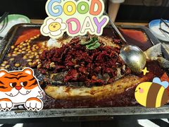 -探鱼·鲜青椒爽麻烤鱼(中天广场店)