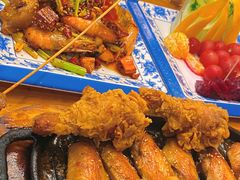 料理烤老味道鸡块-老东镇啤酒屋海鲜加工·蒸汽海鲜·海鲜烧烤(台东店)