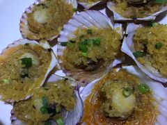蒜蓉粉丝扇贝-大锅强·蒸海鲜青岛菜(吾悦广场店)