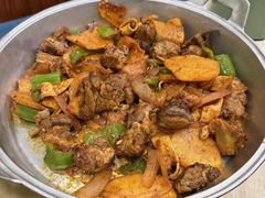 -尕有炕锅烤羊肉