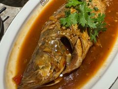 霉豆炖臭鳜鱼锅-又见炊烟私房菜(敬亭路店)