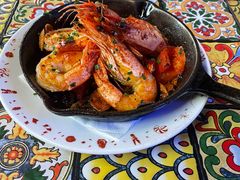 火焰橄榄油爆虾-BROWNSTONE布朗石西班牙餐厅(富城店)