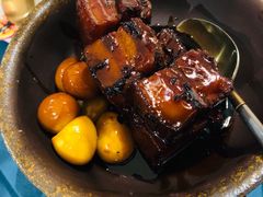 普洱鹌鹑蛋红烧肉-荷风细雨·中国茶宴(碧云店)