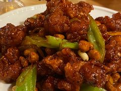 椒香虾仁爆鸡球-陈傻子餐厅(世纪都会店)