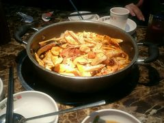 自己拼的锅-猪啊牛呀羊啊铜盘烤肉(正大广场店)