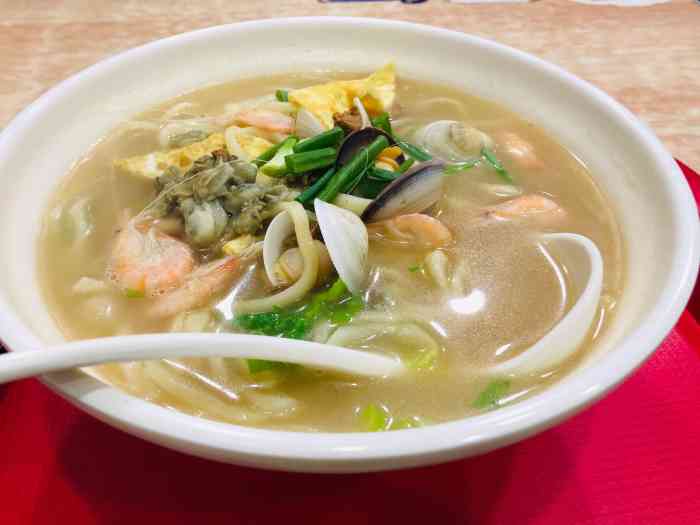 温州三鲜面-"对粉干情有独钟,路过附近,肚子有点小饿,.