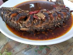 -北京龙庆四季香农家饭庄·灶台鱼·碳烤虹鳟鱼(龙庆峡店)