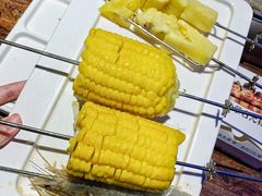 烤玉米-三个蒙古大叔羊肉串(大宁店)