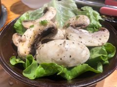 XO酱爆口蘑-胖记烤肉(江汉路店)