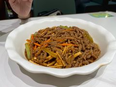 撒子牛肉丝-刘胖子家常菜·蹄花焖藕(中南店)