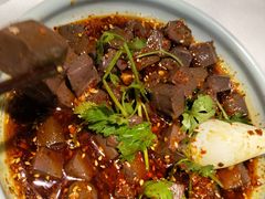 辣子蒜羊血-大厨小馆(华阳城店)