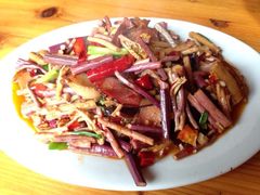 蕨菜炒腊肉-和福餐馆(西江古街店)