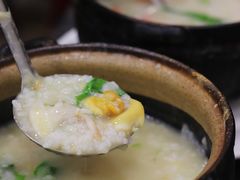 象拔蚌扇贝粥-适口餐厅砂锅粥(公信路总店)