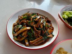 韭菜香干炒肉丝-天天初二·天津传统捞面·天津特色菜(凌奥总店)