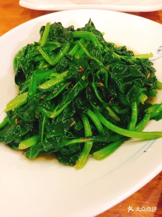 小黑蚝情(安远路店)-特色孜然菠菜图片-上海美食-大众点评网