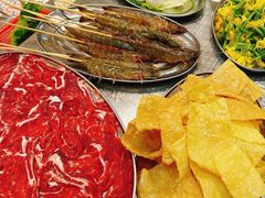 鲜切黄牛肉-楠波炭炉鸡煲馆(桥北店)