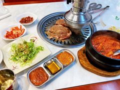 辣蘑菇牛肉汤-六七八韩式烤肉·韩国料理(上杭路店)
