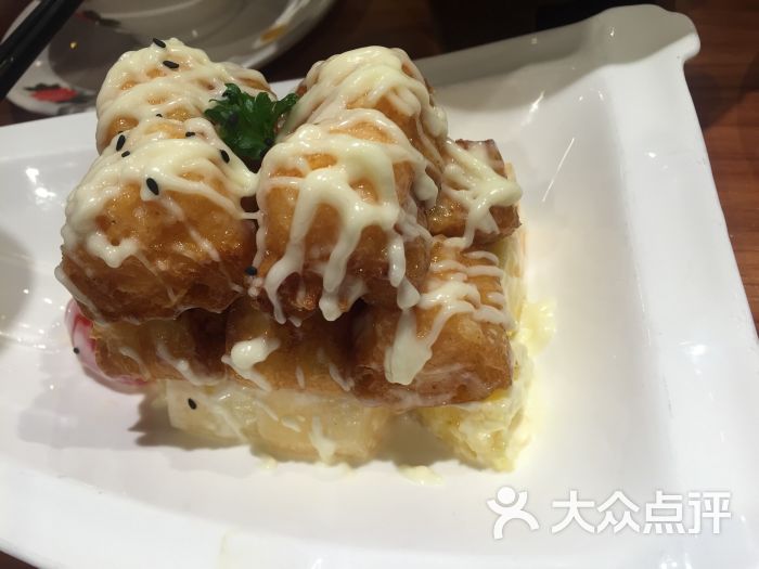 粥星星(紫荆广场店)-菠萝虾胶酿油条图片-上海美食-大众点评网
