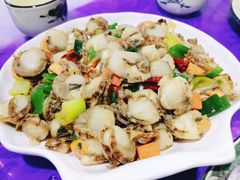葱爆威海扇贝-威海渔村(静安旗舰店)