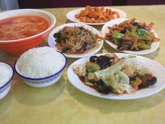 酱爆圆白菜木耳豆腐-振生清真饭店(永安道店)