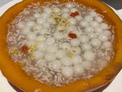 南瓜酒酿小圆子-玫瑰厅上海菜(兴国路店)