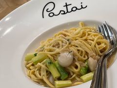 新鲜扇贝芦笋直身细意面-BONAZZA 意大利餐厅