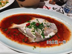 葱油平鱼-钱塘花园·宁波菜