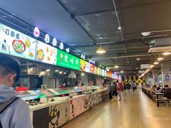 自助取餐区-西南大学北碚校区-竹园学生食堂